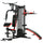 Multi Home Gym Equipment, Workout Station with Sit up Bench, Push up Stand, Dip Station, 143lbs Weights