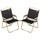 Set of 2 Camping Chair, Lightweight Folding Chair, Portable Armchairs, Perfect for Festivals, Fishing, Beach and Hiking, Black