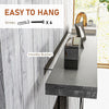 48" Fireplace Mantel, Wall Mounted Floating Farmhouse Shelf, Rustic Gray