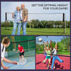 All-in-One Badminton Set, Height Adjustable for Pickleball, Volleyball, Badminton, Backyard Beach Driveway Game