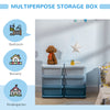 Kids Toy Storage Organizer with 6 Drawers, 3 Tier Kids Storage Units, Toy Organizer for Nursery Playroom Kindergarten for Toddlers, Blue