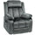 Power Lift Recliner Chair for Comfort-Oriented Individuals, Electric Lift Chair with Massage and Heat, Remote Control – Gray