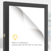 28" x 35" UV-Resistant Sports Jersey Frame Display Case, Black