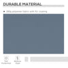12' x 10' Manual Retractable Awning Outdoor Sunshade Shelter with Adjustable & Versatile Design