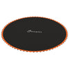Trampoline Mat Replacement with Spring Pull Tool and 72 V-Hooks, Fits 12ft Trampoline, Using 5.5" Springs, Orange