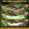 Hammock Stand, Portable Adjustable Steel Frame Hammock Stand, Weather Resistant, Bag, 10.3', 550 lbs. Capacity, White