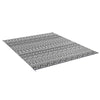 Reversible Outdoor Rug Carpet RV Camping Rugs with Carry Bag, 8' x 10', Gray & Cream White Boho