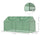 4' x 2' x 2' Mini Greenhouse, Outdoor Garden Greenhouse Tent with Roll-up Windows, Steel Frame and PE Cover, White