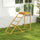 Chicken Activity Play for Healthy & Happy Animals with Chicken Perches & Hen Ladder, Chicken Coop Toy, Yellow