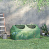 4' x 2' x 2' Mini Greenhouse, Outdoor Garden Greenhouse Tent with Roll-up Windows, Steel Frame and PE Cover, White