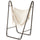 Hammock Chair with U Shape Stand, Hammock Swing Chair with A Side Pocket, Brown/Cream White