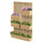 Wall-Mounted Planter Box with Trellis, for Climbing Plants, Outdoor Wood Raised Garden Bed with Adjustable Height