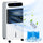 32" Mobile Air Cooler, 3-In-1 Evaporative Ice Cooling Fan Water Conditioner Humidifier Unit with Remote, Timer, Oscillating, LED Display