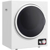 Automatic Dryer Machine, 850W 1.5 cu.ft. Portable Clothes Dryer with 5 Drying Modes and Stainless Steel Tub for Apartment or Dorm, White