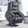 Vibration Massage Lift Recliner Chair, Power Lift Recliner Chair Sofa with Massage and Heat, Modern Electric Power Lift Chair, Gray