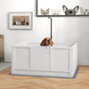 Whelping Box for Puppies Birth with Pee Pad, Pig Rail, Adjustable Door, for Small Medium Large Breed Dogs, 41" x 39"