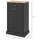 Kitchen Trash Bin Cabinet, Free Standing Recycling Cabinet Trash Can Holder With Drawer, Black