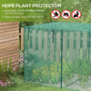 10 x 6.5ft Crop Cages for Garden, Plant Protectors from Animals with Two Zippered Doors and Storage Bag, Green