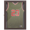 23.5" x 31.5" UV-Resistant Sports Jersey Frame Display Case, Brown