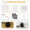 Pet Playpen DIY Small Animal Cage, Portable Plastic Yard Fence for Rabbit, Chinchilla, Hedgehog & Guinea Pig, 14" x 18", Clear