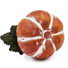 Polystone Pumpkin Name Card Holders, Set of 6 Versatile Autumn Table Decor for Parties, Orange