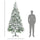 9' Tall Unlit Snow Flocked Pine Artificial Christmas Tree with Realistic Branches, Green