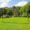 All-in-One Badminton Set, Height Adjustable for Pickleball, Volleyball, Badminton, Backyard Beach Driveway Game
