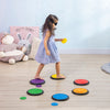 Sensory Discs for Kids, 12Pcs Textured Sensory Pads, Sensory Mats with Eye Mask, Parent-kids Interactive Game for 3-8 years old, Multi-colour