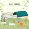 73" Small Animal Playpen with Roof for Rabbits, Chicken, Chinchillas