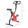Foldable Upright Training X-Bike With Magnetic Resistance Exercise Cycling Bicycle for Cardio  Aerobic Exercise Steel