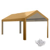 10 x 20ft Carport Roof, UV Resistant Canopy Replacement, Fits 84C-378V00 and 84C-206 Series, Beige