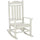 Oversized Patio Rocking Chair with High Back & Armrests for Adults, All Weather-Resistant Porch Rocker or Indoor & Outdoor, White