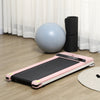 Home Gym Treadmill, Walking / Jogging Exercise Machine w/ LCD Monitor, Pink