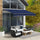 8' x 6.5' Retractable Awning, 280gsm UV Resistant Sunshade Shelter for Deck, Balcony, Yard, Blue