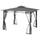 10'  x 12' Outdoor Gazebo with Nettings, Patio Gazebo Canopy for Patio Garden Backyard Deck, Dark Gray