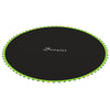 Trampoline Mat Replacement with Spring Pull Tool and 72 V-Hooks, Fits 12ft Trampoline, Using 5.5" Springs, Green