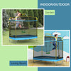 3-in-1 Trampoline for Kids, 6.9' Kids Trampoline with Net, Light Blue