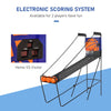 Electronic Scoring Basketball Shooting Game Machine Foldable Basketball Platform for Maximum Two Player