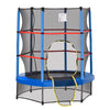 Φ4.5FT Kids Trampoline with Enclosure Net, Springless Design, Safety Pad and Steel Frame, Toddler Round Bouncer for Age 3 to 6 Years, Blue