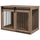 Dog Cage for Large Sized Dog, 39" x 23" x 27", 2-In-1 Dog Crate Side End Table Furniture for Indoor Use, Walnut Brown