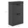 Modern Shoe Storage Cabinet with 2 Flip Drawers for 10 Pairs, Narrow Shoe Organizer for Entryway, Hallway, Black
