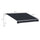 8' x 7' Patio Retractable Awning, Manual Exterior Sun Shade Deck Window Cover, Black