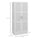 71" Tall Storage Cabinet with Movable Storage Shelves, Modern Style Pantry Cupboard Cabinet with Soft Close Doors, White