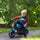 6V Kids Motorcycle Ride-on Toys with Training Wheels, Single-Button Start, Battery-Operated Ride-on Vehicle, Blue
