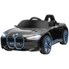 12V Electric Car for Kids with 2.4G Remote Control, Suspension, Black