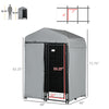 4' x 4' Dog Kennel Outdoor with Outside Enclosure Cloth, Dog Playpen Exercise Pen with Water-resistant UV Protection Canopy, for Small Dog