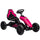 Kids Pedal Go Kart w/ Swing Axle, Shock-Absorbing Wheels, Pink