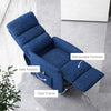Power Lift Chair for Seniors, Electric Lift Recliner Chair with Remote Control, Side Pockets for Living Room, Dark Blue