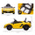 Lamborghini Licensed Kids Ride on Car w/ Easy Transport, Yellow