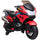Kids Motorcycle with Training Wheels, Roaring Engine Design Ride-on Toy for 3-8 Years, High-Traction Mini Motorbike for Kids, 3.7 Mph Speed, Red